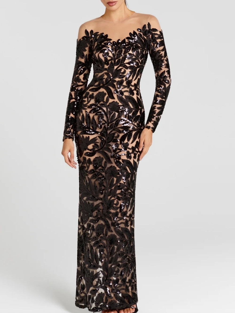 Nadine Merabi Melissa Black Dress